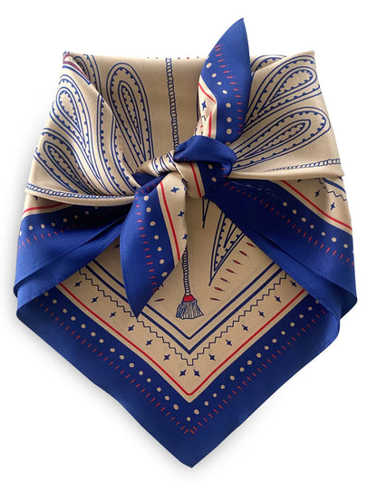 Dark Hampton Ellie Compton Silk Scarf Range size LARGE