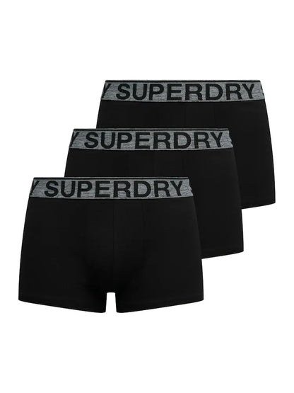 Superdry Trunk Triple Pack Black/Grey