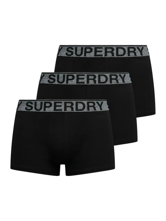 Superdry Trunk Triple Pack Black/Grey