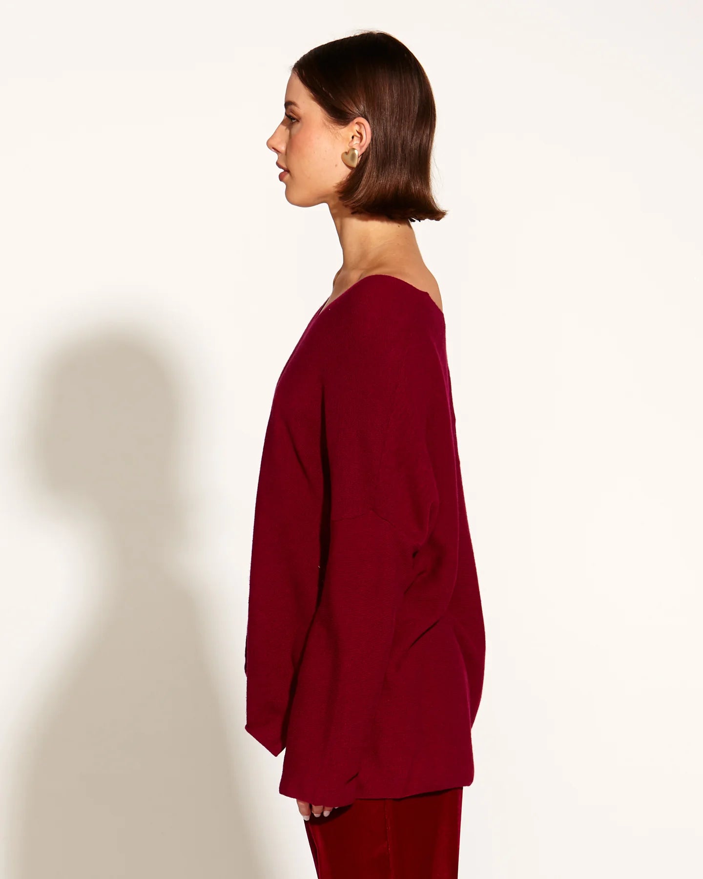 Fate+Becker Ordinary Love V-Neck Knit Top