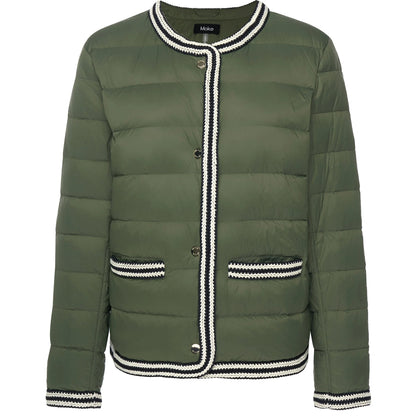 Moke Fern Puffer Down Jacket in Olive or Black