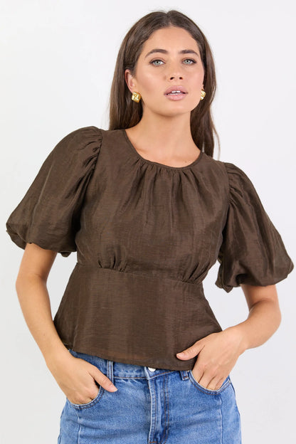 Stories Be Told Finali Puff Sleeve Top