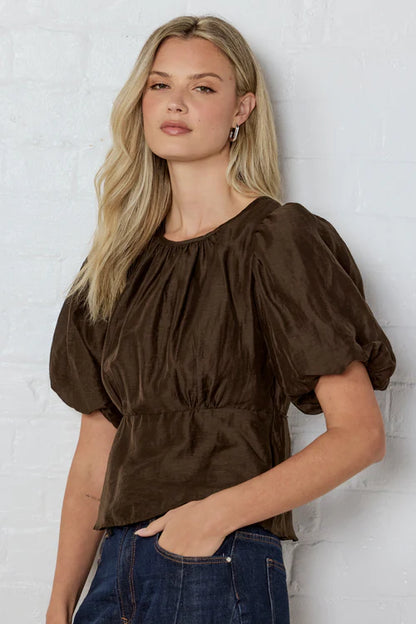 Stories Be Told Finali Puff Sleeve Top