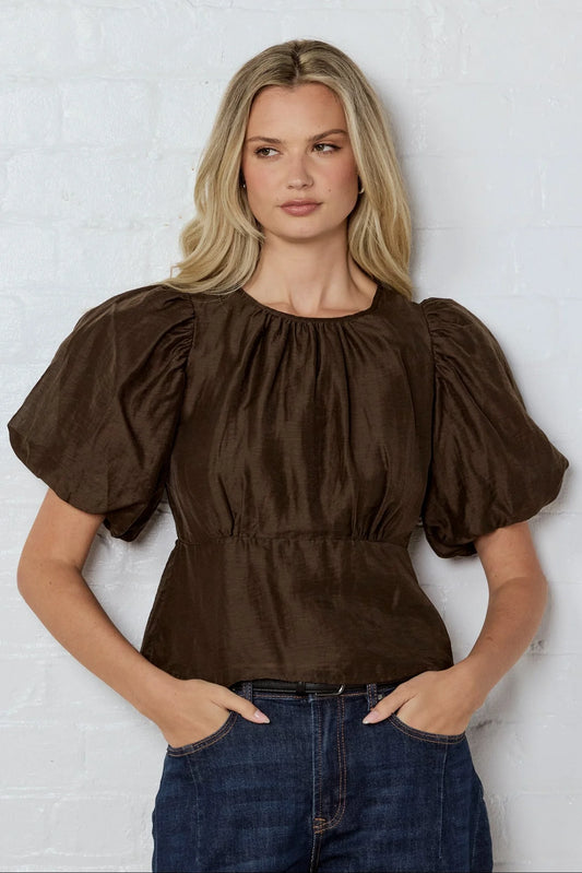 Stories Be Told Finali Puff Sleeve Top