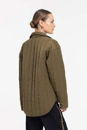 Blak Frozen Embrace Jacket-Khaki Green