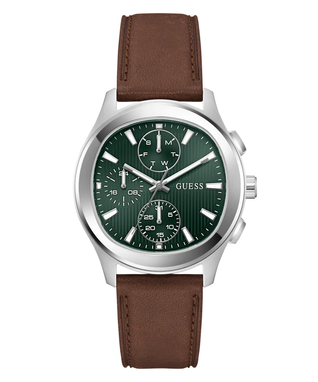 Guess Watch Palmer with Leather Strap