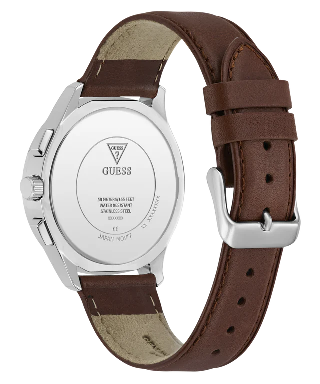Guess Watch Palmer with Leather Strap
