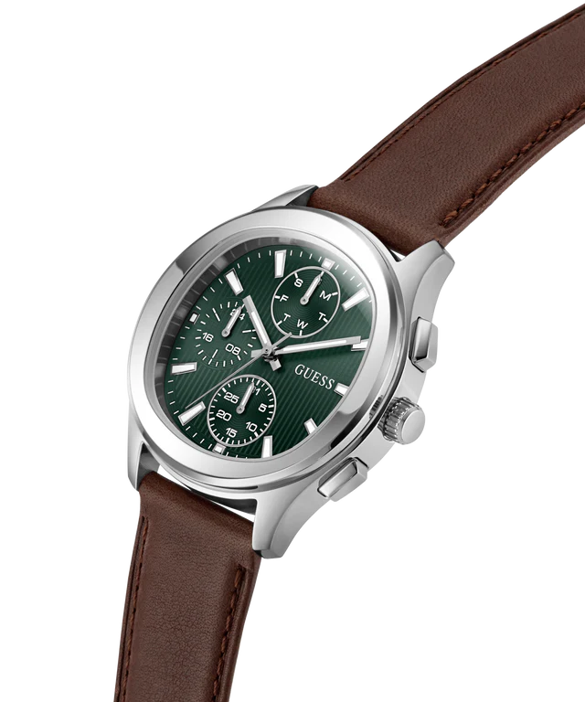 Guess Watch Palmer with Leather Strap