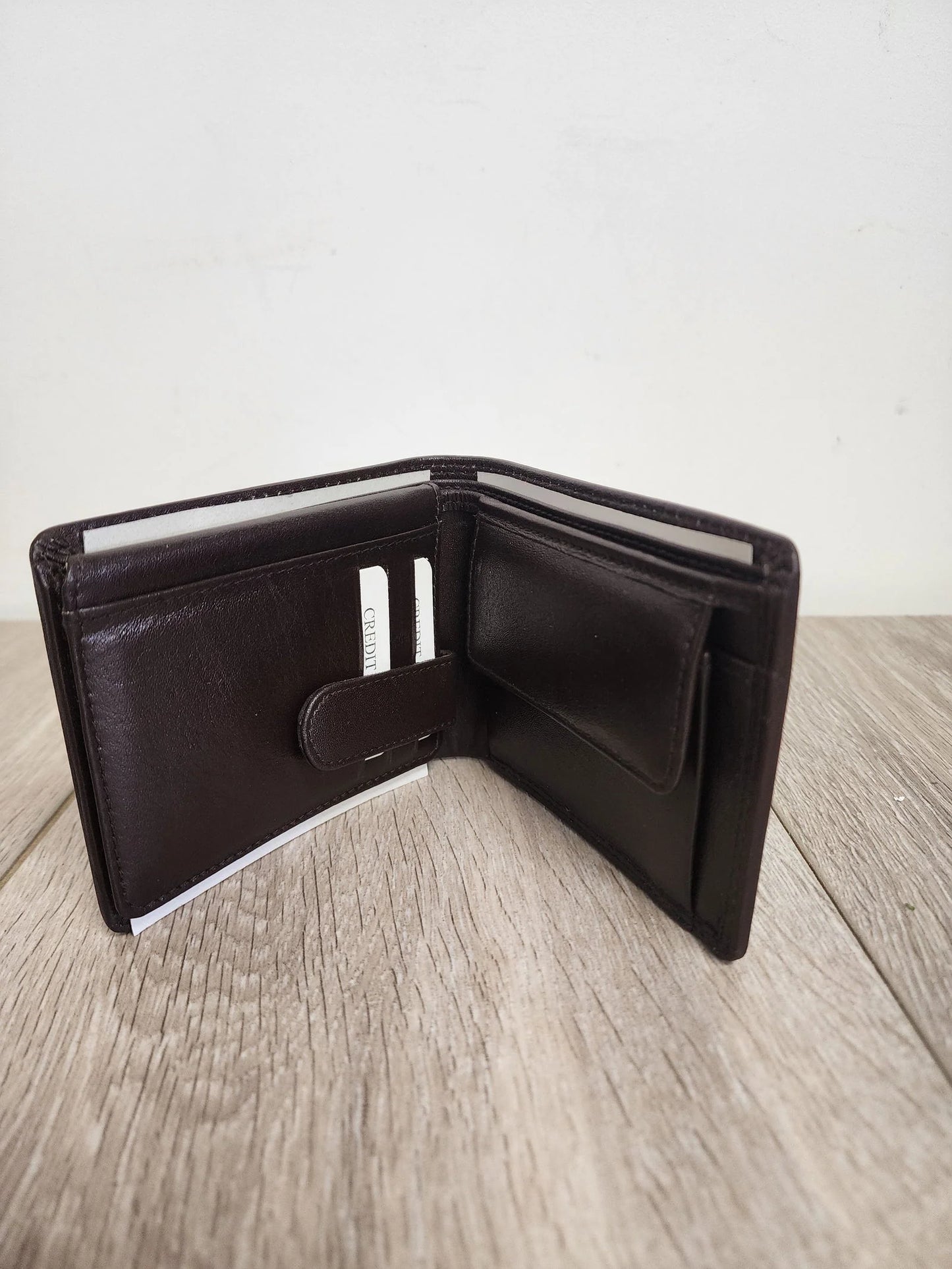 Down Under Chocolate Leather Wallet - NZ Brands