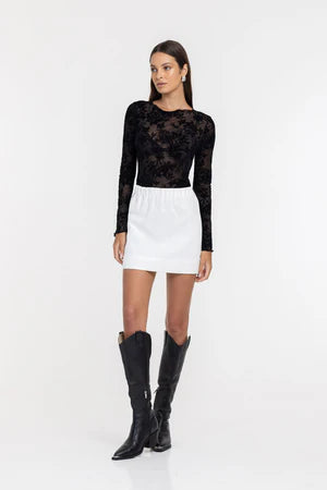 Blak Gigi Top - Black Floral