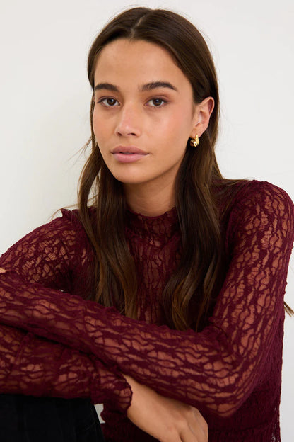 Among The Brave Giving Lace Top