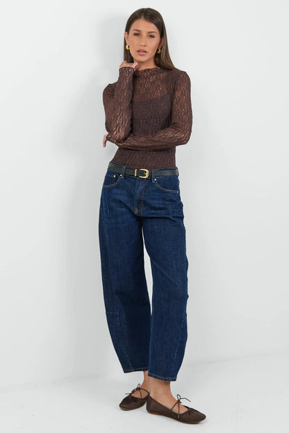 Among The Brave Giving Lace Top