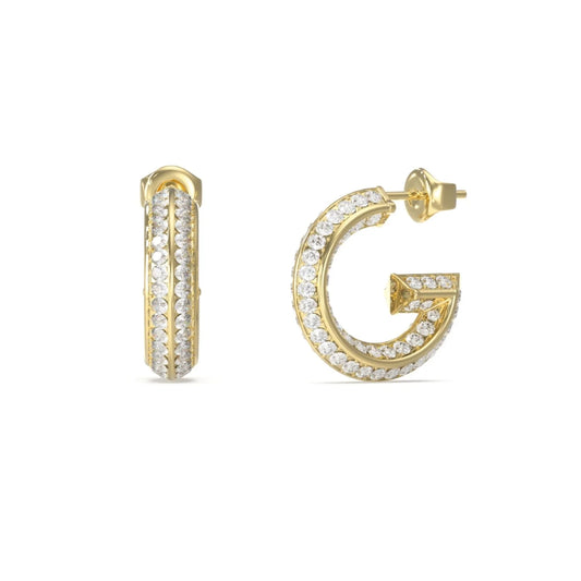 Guess G Crystal Pave Hoops 20mm