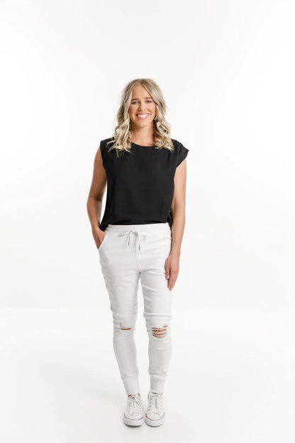 Home-Lee Weekender Jeans - White