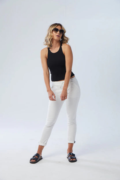 New London Jeans - Hope Jogger in Black or White