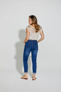New London Jeans Hope - Indigo, Light Wash, Lavender or Denim