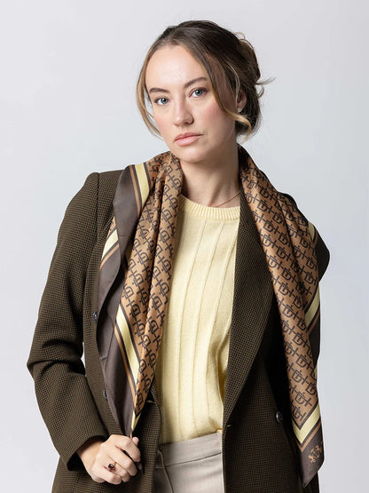 Dark Hampton The Harvey Large Silk Scarf