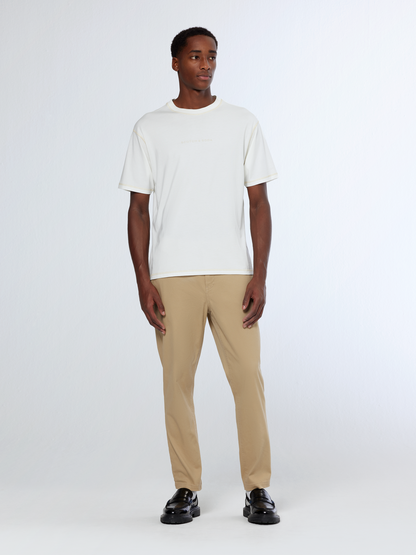 Scotch & Soda Tee Logo Front in Black or White