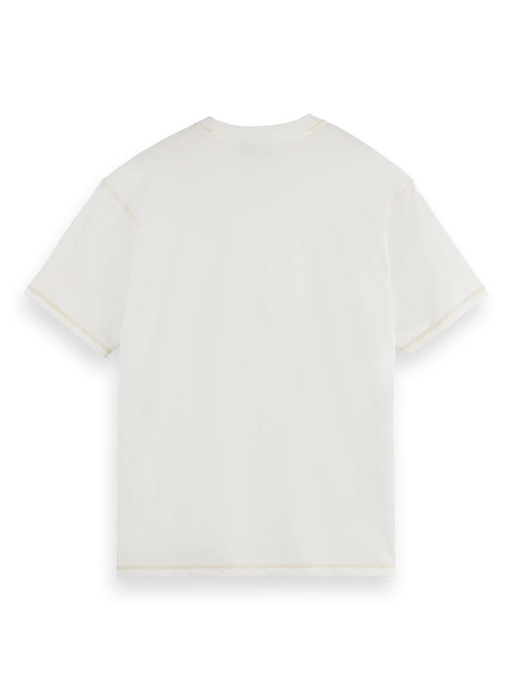 Scotch & Soda Tee Logo Front in Black or White