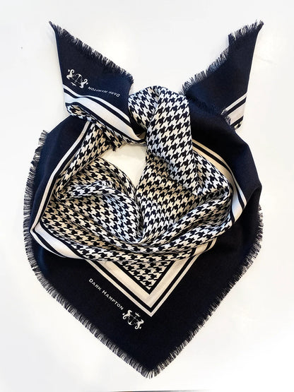 Dark Hampton- The Hunter Pettie Wool-Silk Scarf