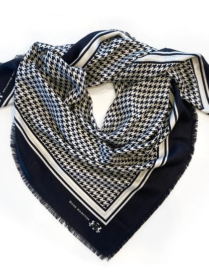 Dark Hampton-The Hunter Wool Silk Scarf