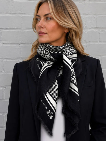 Dark Hampton-The Hunter Wool Silk Scarf