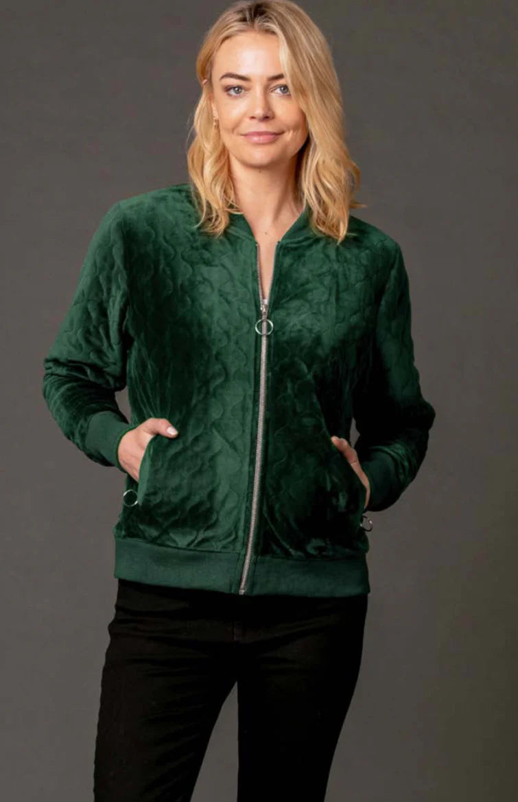 Mi Moso Quilted Bomber Jacket