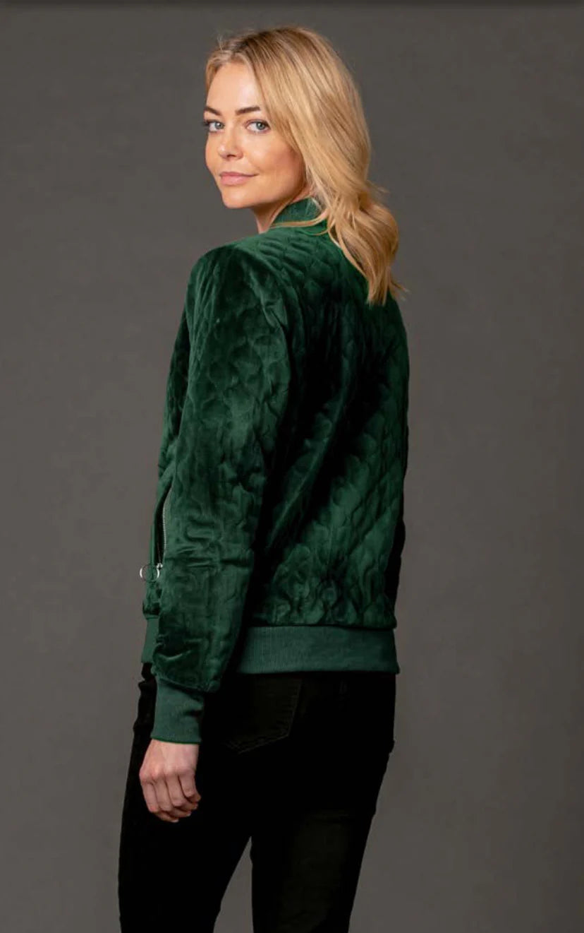 Mi Moso Quilted Bomber Jacket