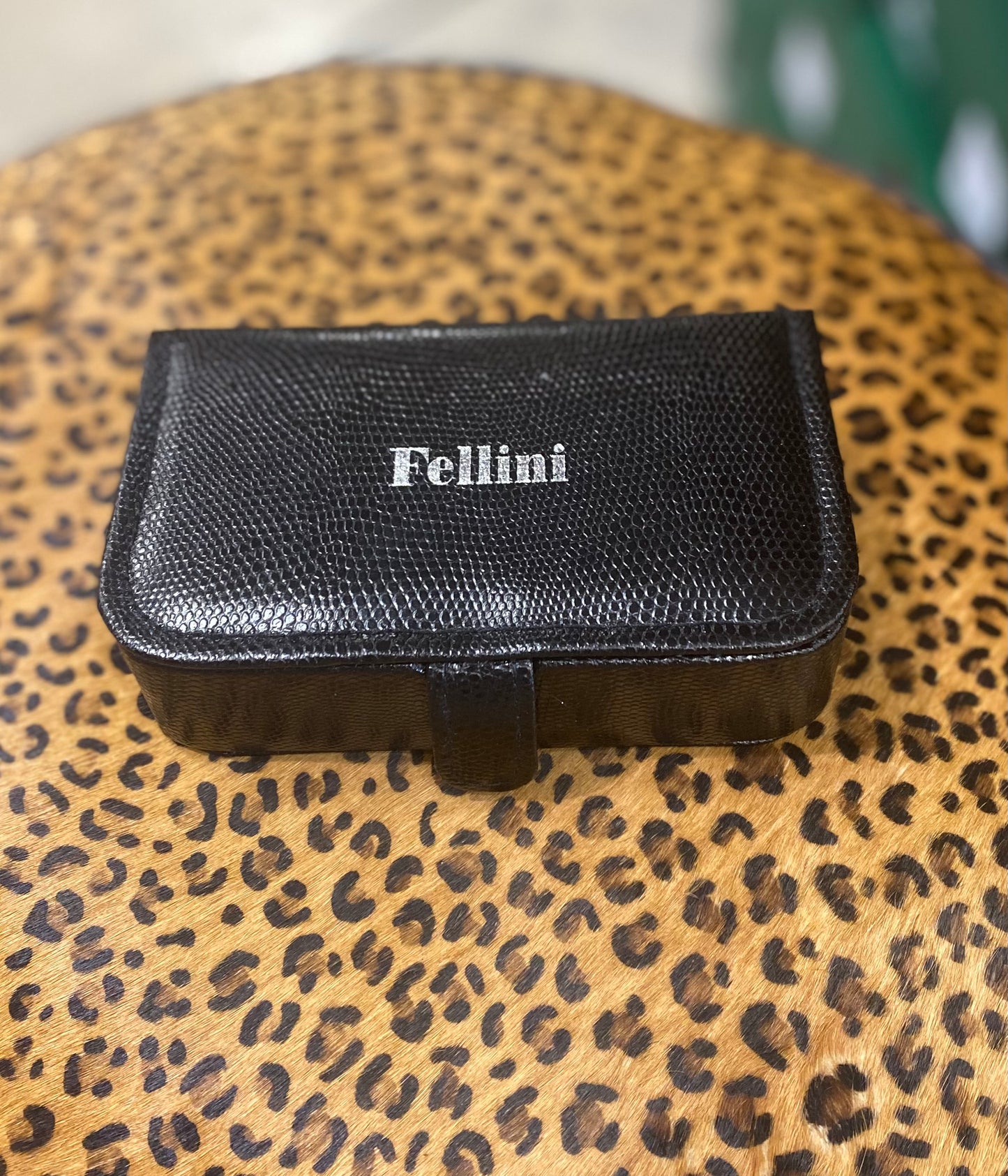 Parisian Fellini Cufflink Travel Case