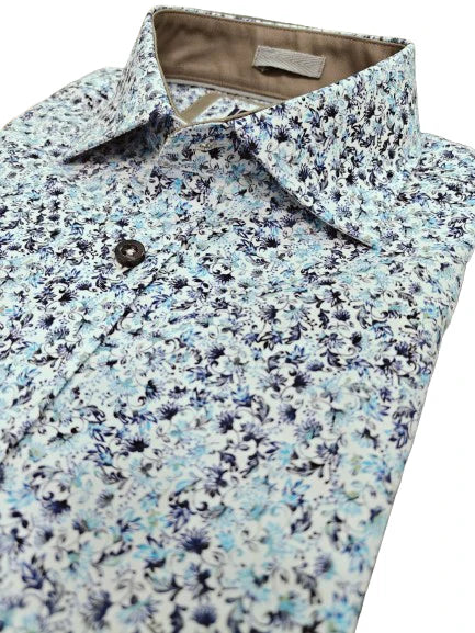 Litchfield Long Sleeve Aqua Shirt