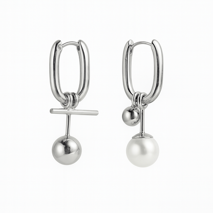 Me The Label Irregular Charm Earrings