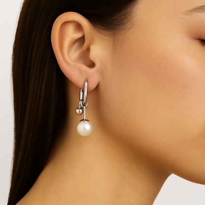 Me The Label Irregular Charm Earrings