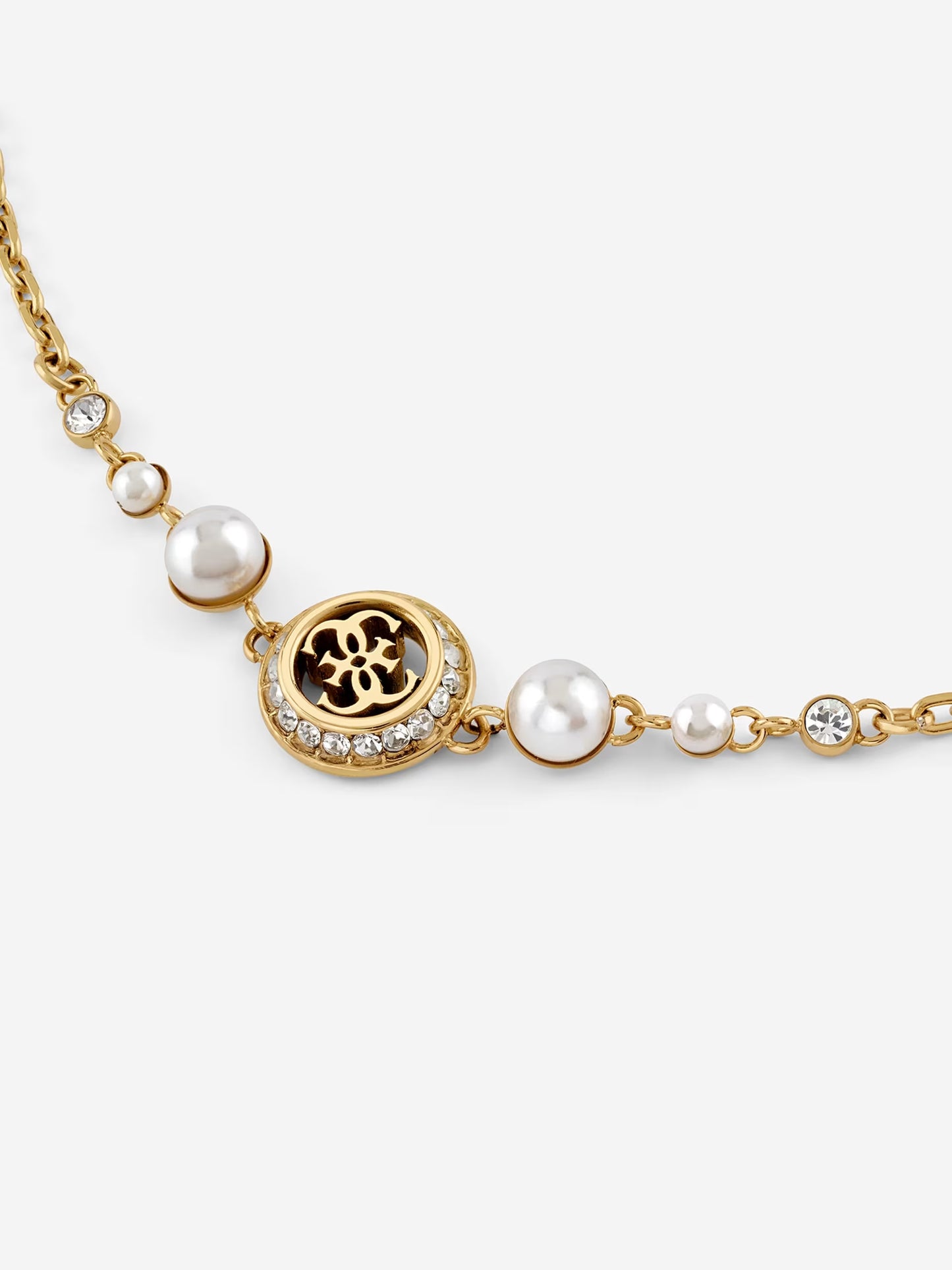 Guess Tiny Pearly Gold 4G Bracelet