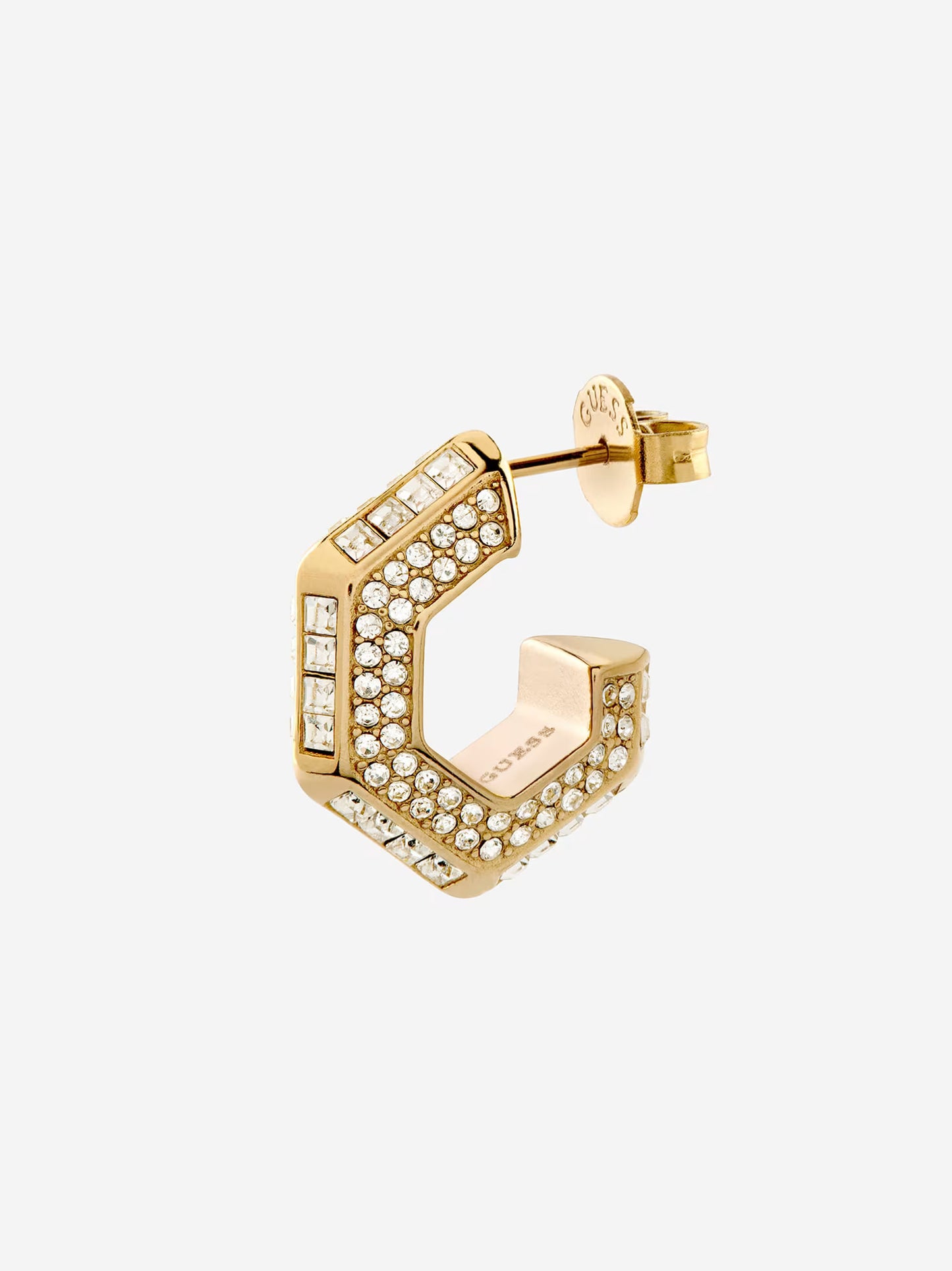 Guess Lioness Queen Octagon Hoop