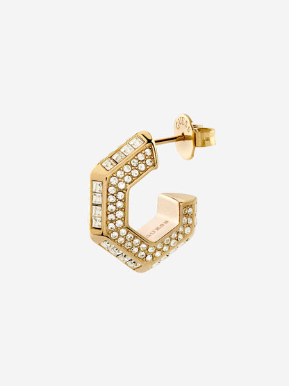 Guess Lioness Queen Octagon Hoop
