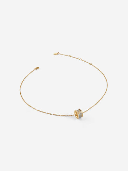 Guess Kalybe 2T Cable Circle Necklace