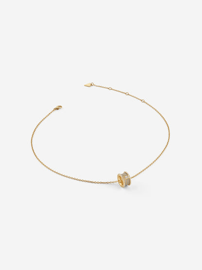 Guess Kalybe 2T Cable Circle Necklace