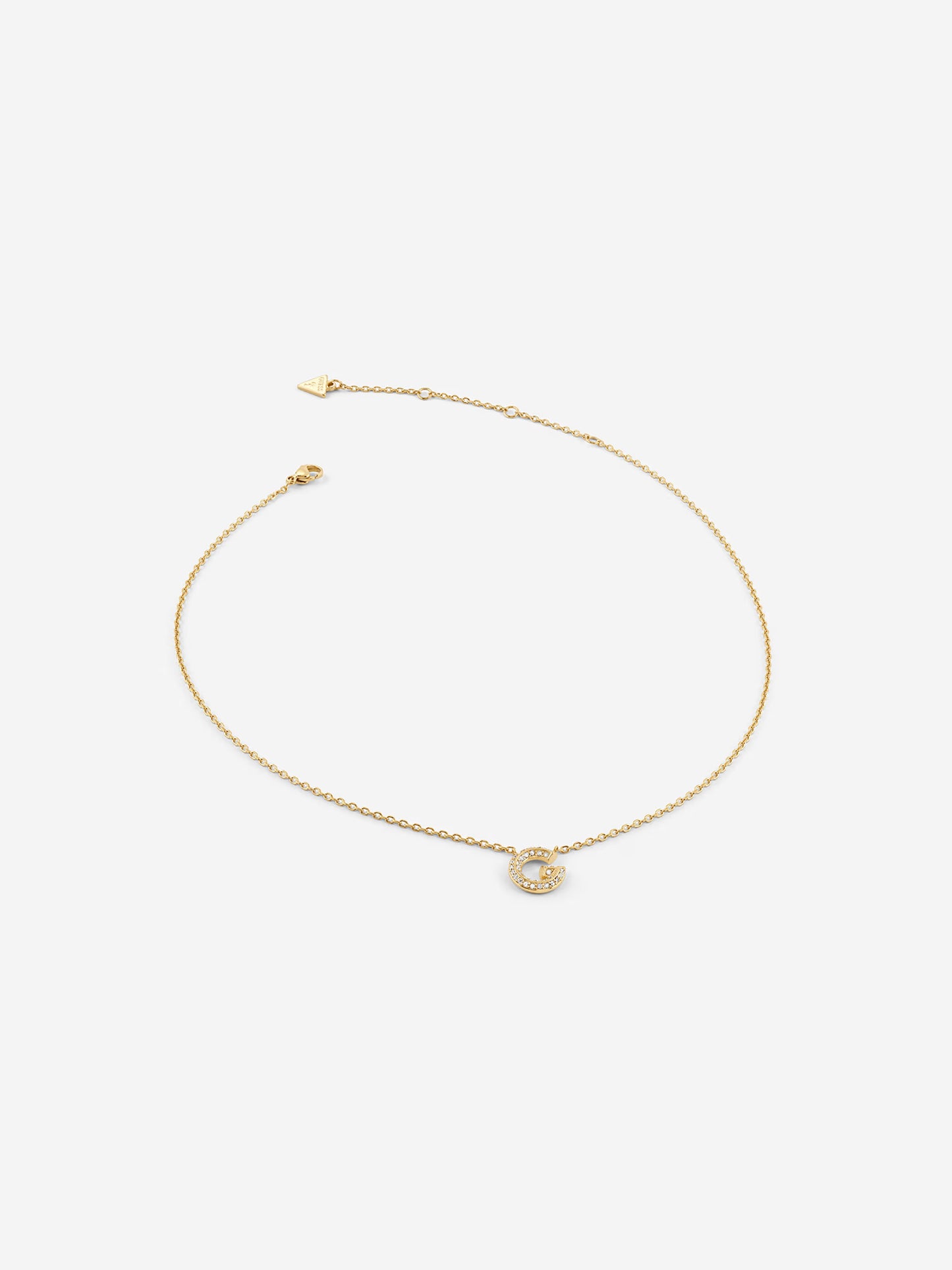 Guess Crystal G Pave Necklace