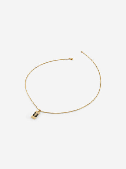 Guess Rebel Moon Necklace Tag Gold