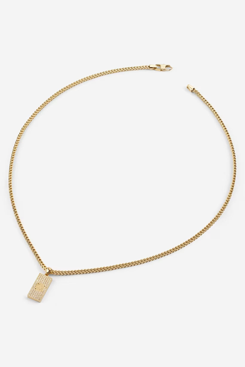 Guess Necklace 4G Frontiers Gold Curb