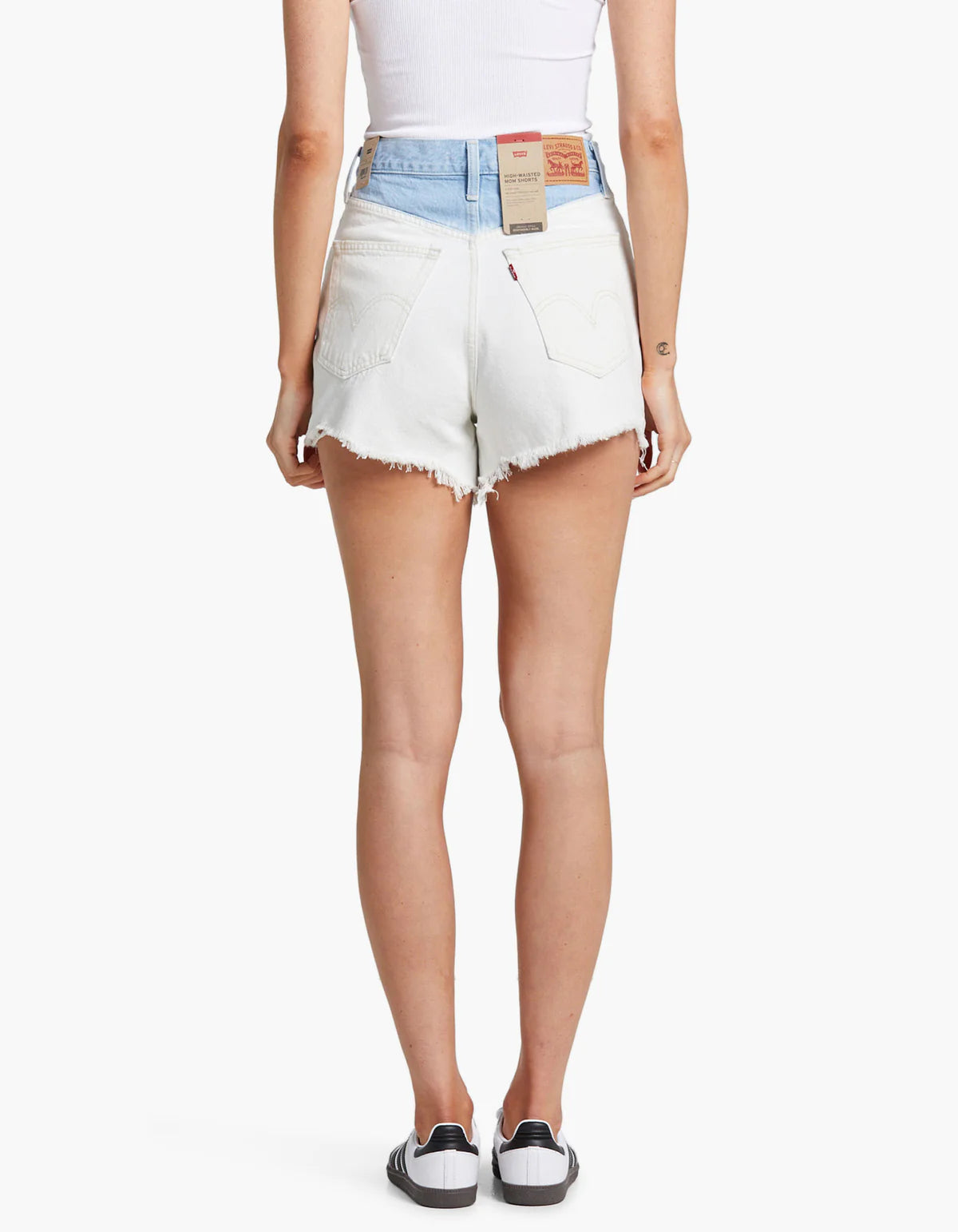 Levi's High Waisted Mom Short - Crack Of Dawn