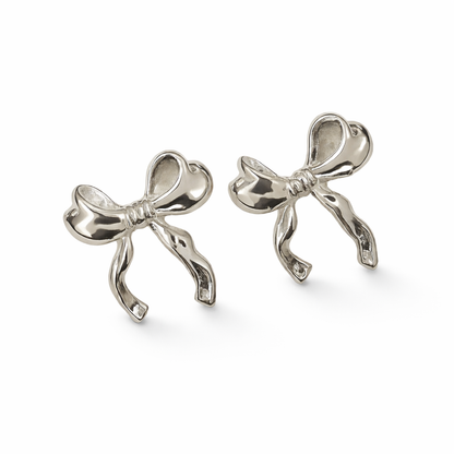 Me The Label Large Bow Stud Earring