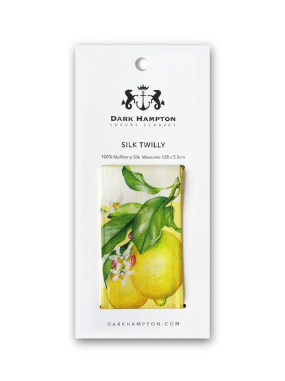 Dark Hampton Silk Twilly