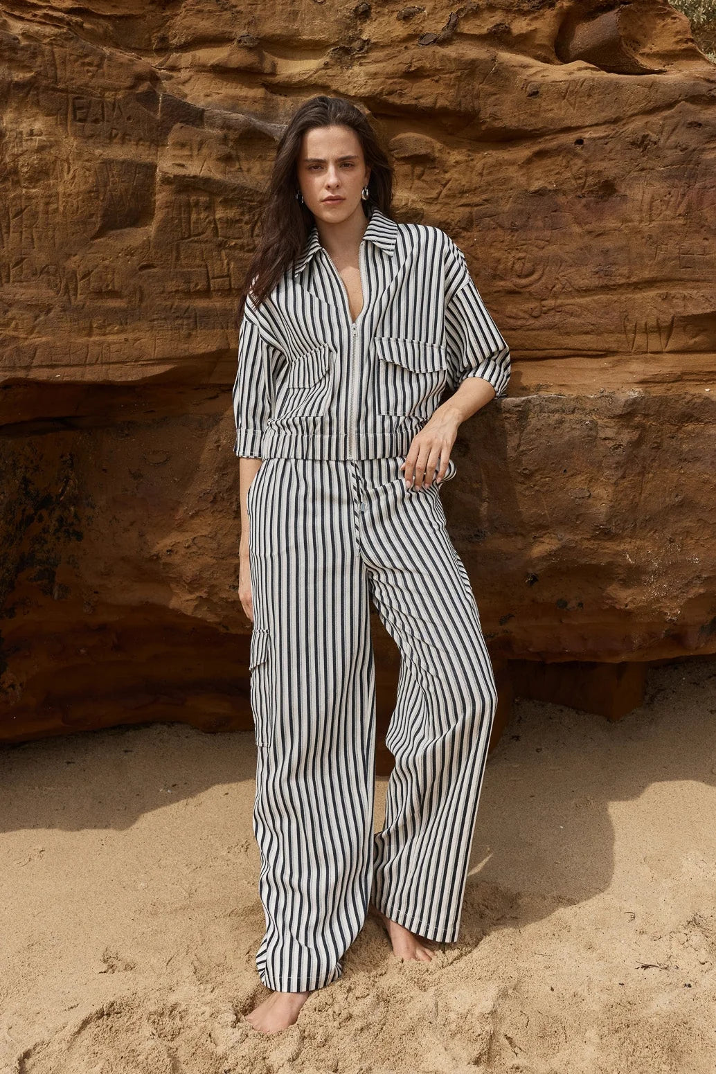 Sass May Tie Waist Cargo