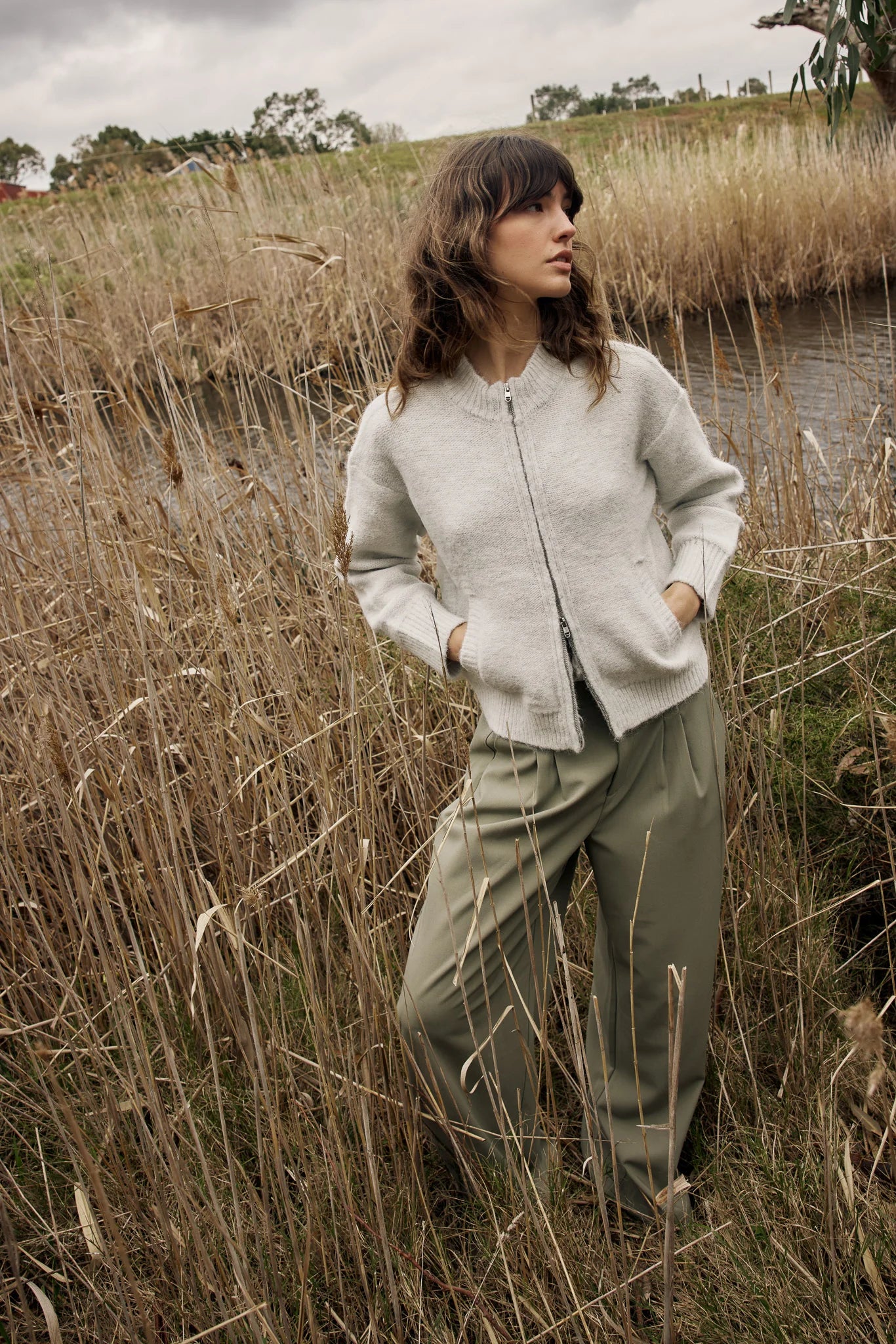 Fate & Becker Lumi Zip Up Jumper