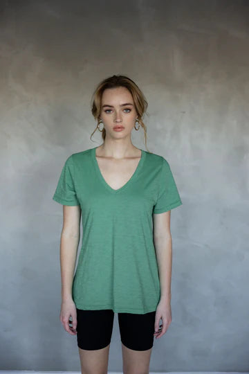 Mazu Before We Expire V Neck Tee