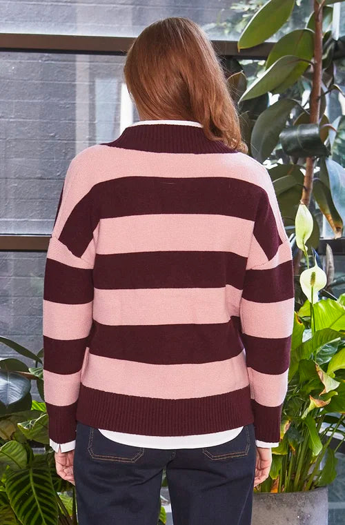 New London Jeans Morieux Sweater Chunky V Neck