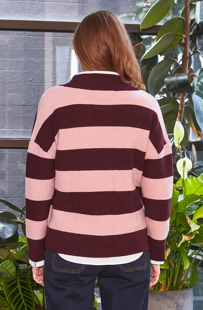 New London Jeans Morieux Sweater Chunky V Neck