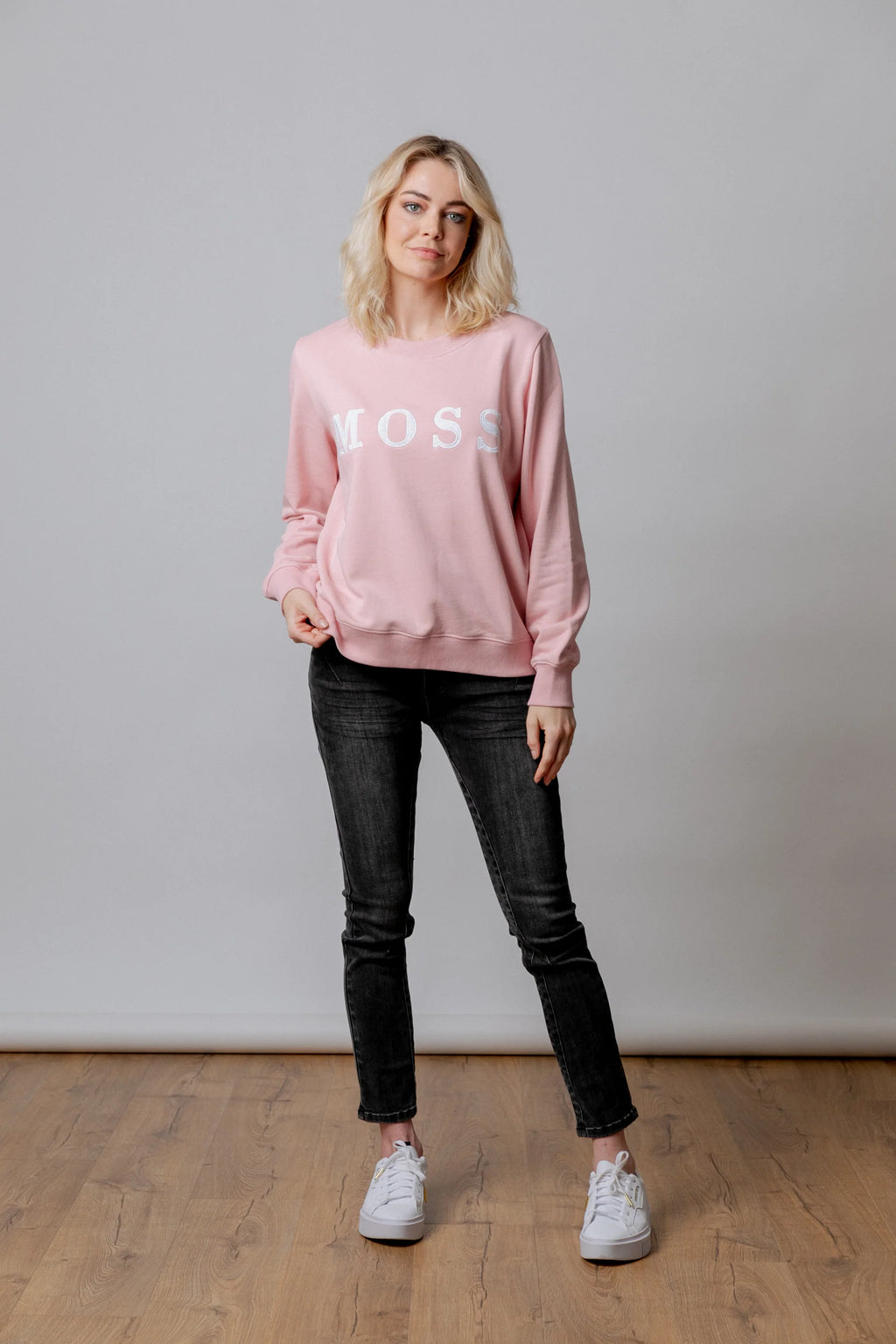 Moss Vintage Sweat in Pink