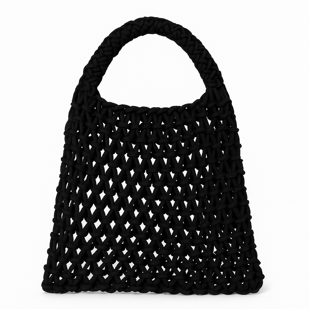 Me The Label Woven Market Bag - Small